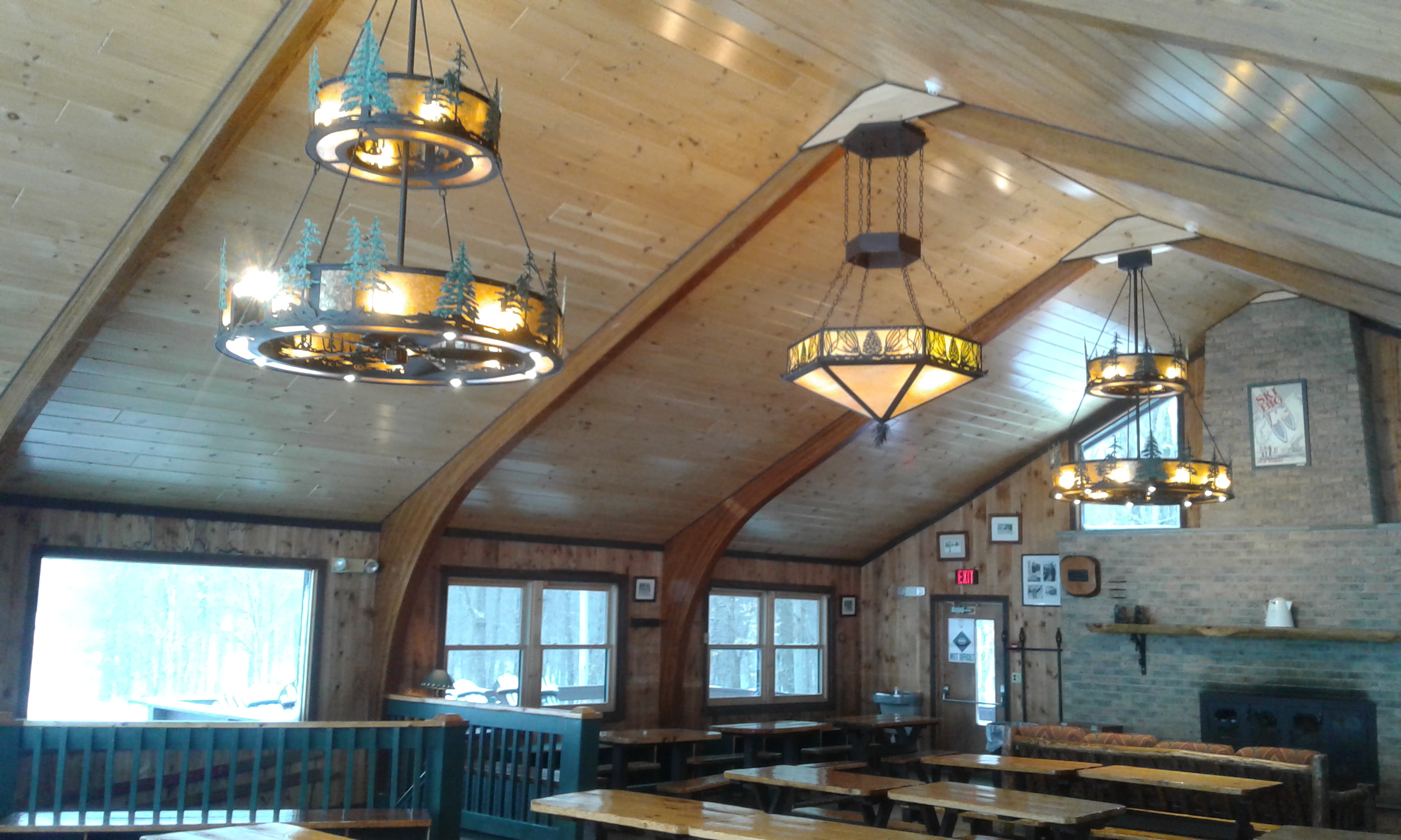 Tongue Groove Pine Custom Stain Poly Prefinished