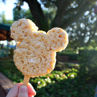 Walt Disney World Magic Kingdom Mickey Shaped Rice Krispy Treat