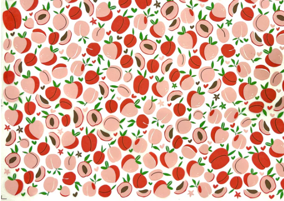 Peaches and Cream - Underglaze Transfer Sheet