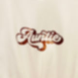 Auntie t-shirt closeup by Niso Makers