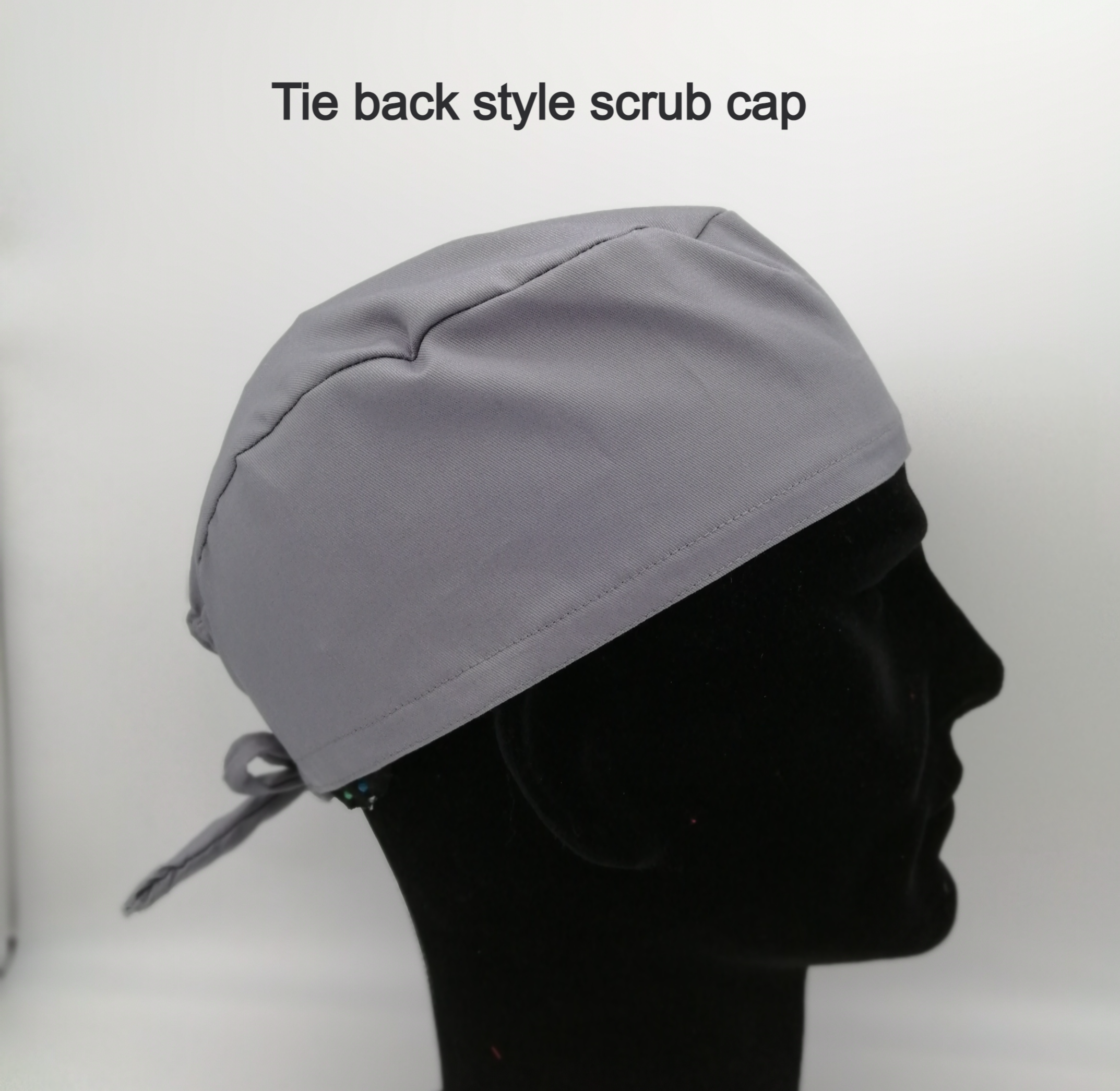 ON THE BEACH scrub hat Elastic or Tie 