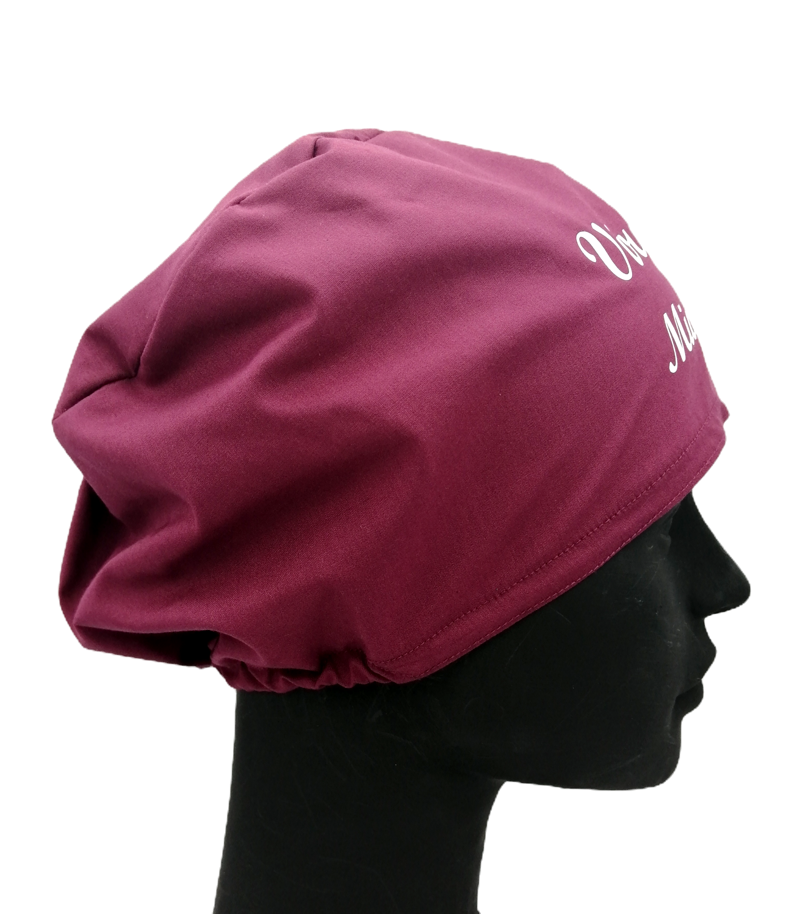 Personalised Scrub cap  Name Job role.