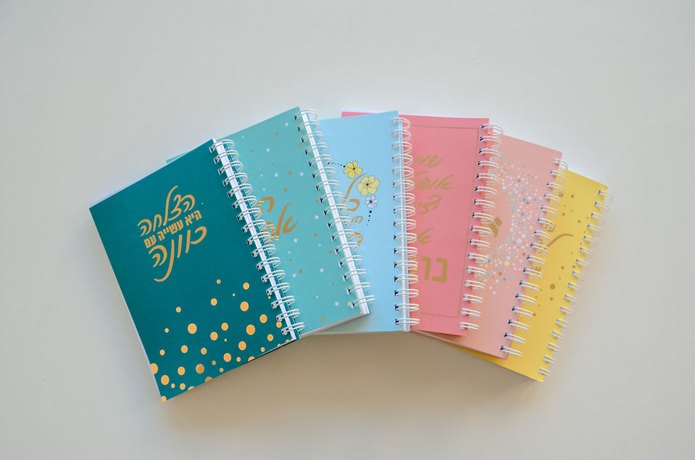 תמונה ממוזערת: מארז מחברות ספירלה - 3 לבחירה