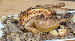 Poulet rôti au Cointreau