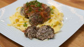 Boulettes de viande sauce tomate poivron