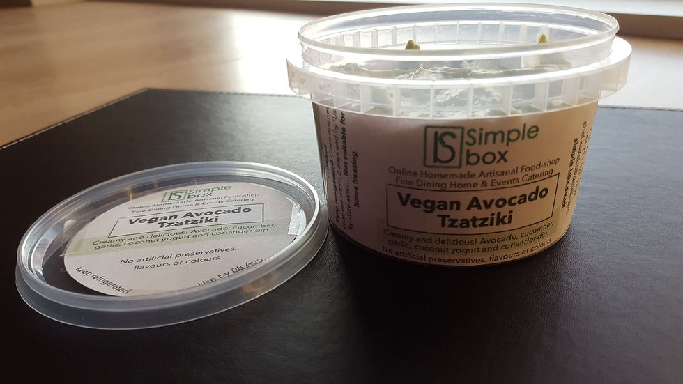 Healthy Vegan Avocado Tzatziki