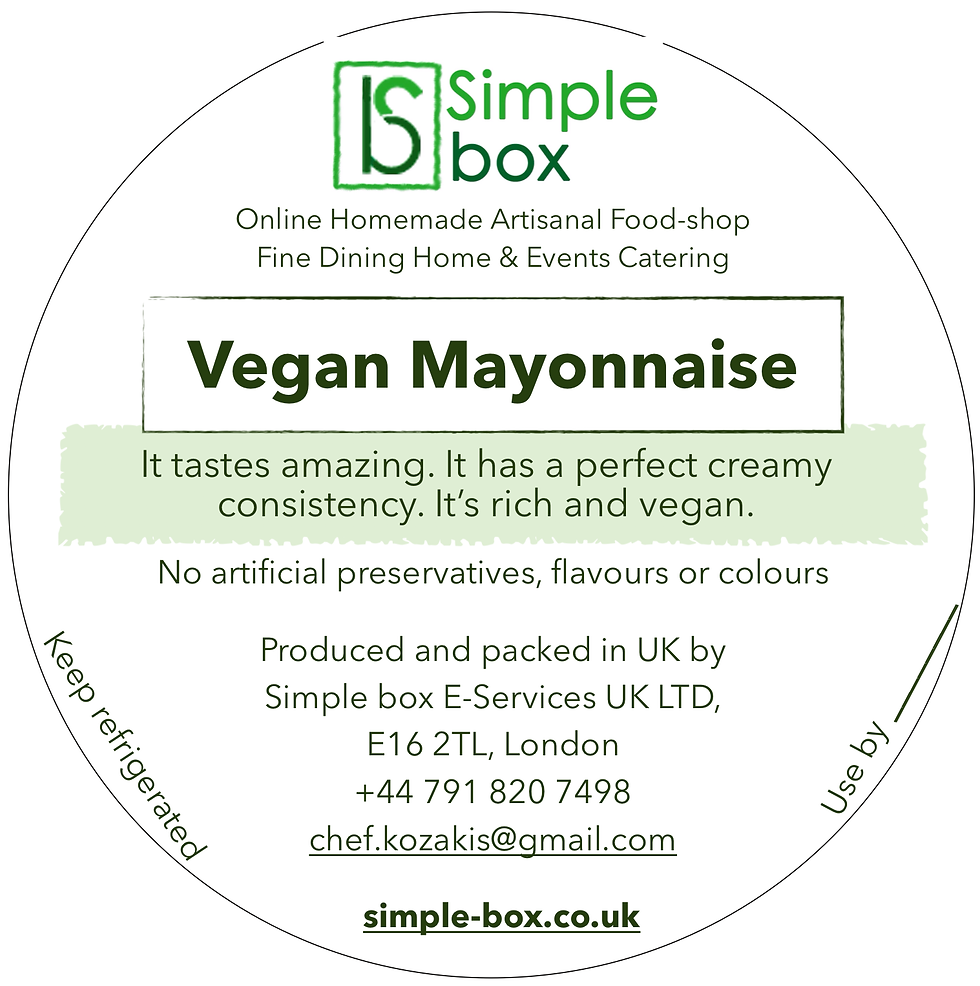 Rich Homemade Vegan Mayonnaise