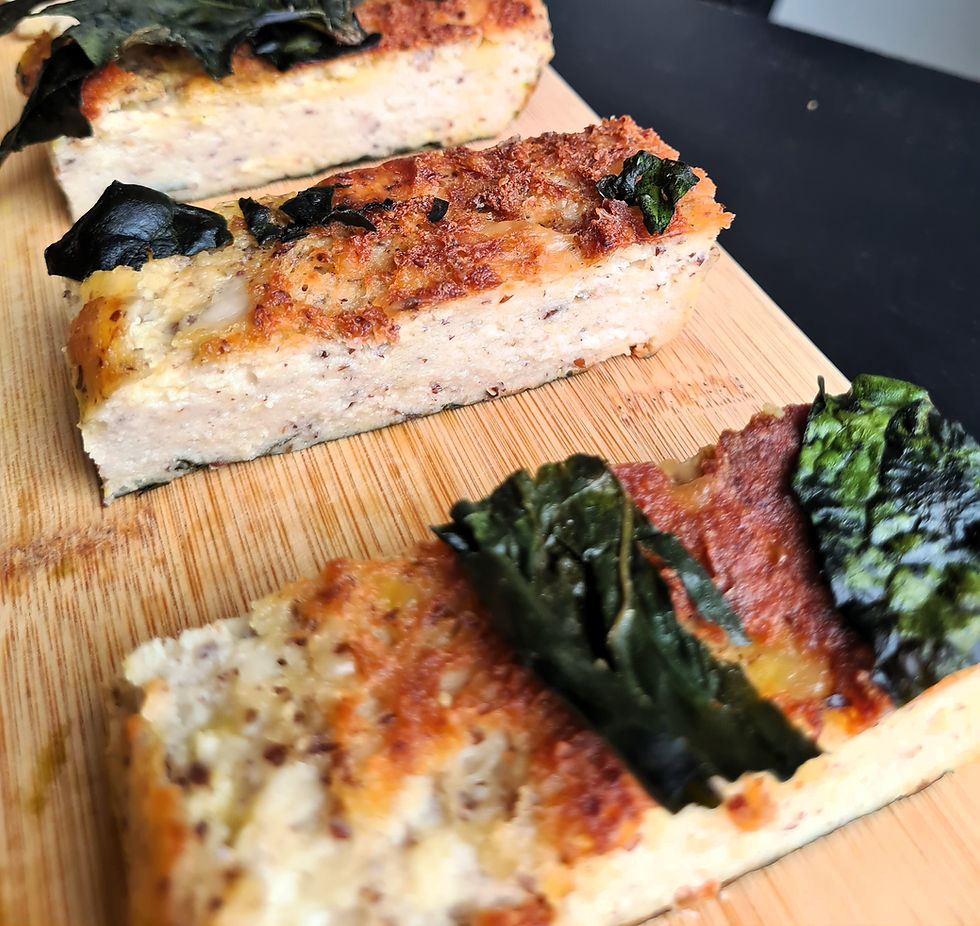 Gluten Free & Vegan Spinach & Yoghurt Bake - Loznik