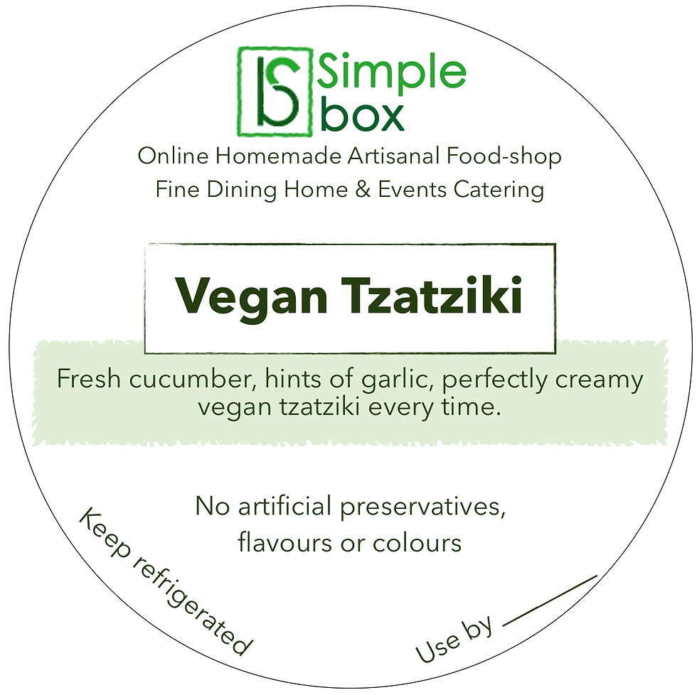 Fresh Vegan Tzatziki Dip