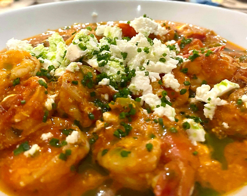 Prawns Saganaki