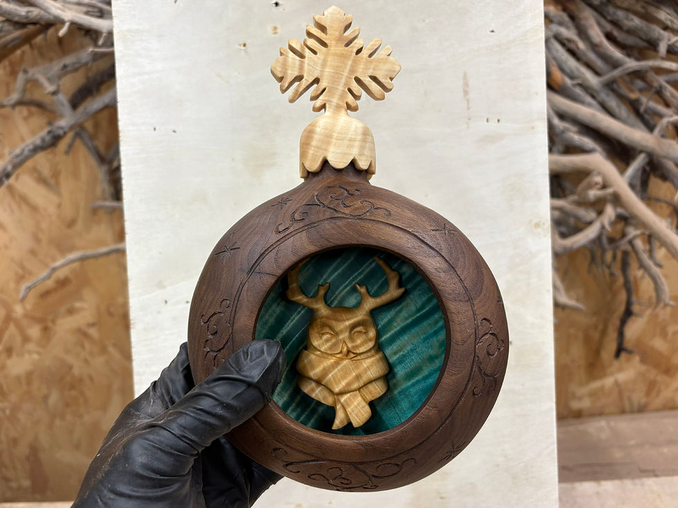 "Owl Christmas Ornament"