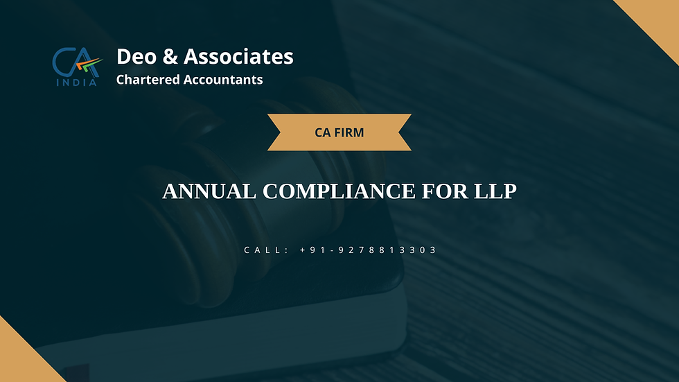 Annual Return Filing for LLP