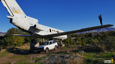 lada niva, niva in Armenia, abandoned plane, abandoned places, top abandoned places, urbex armenia, tour armenia