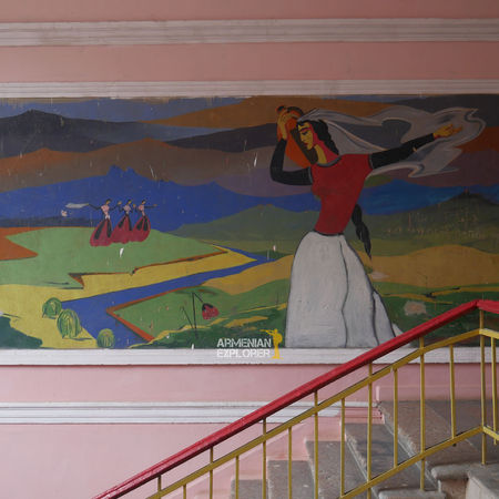 alaverdi train station, abandoned train station, abandoned armenia, urbex armenia, explore armenia, aremnian architecture, soviet armenian architecture, frescoes in armenia