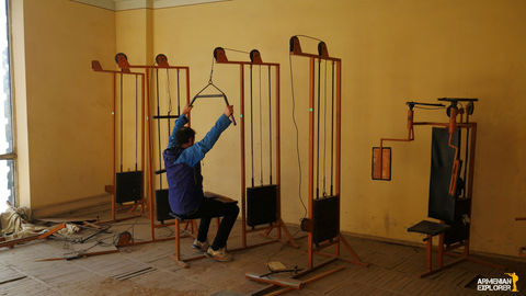 soviet gym, abandoned places, abandoned armdenia