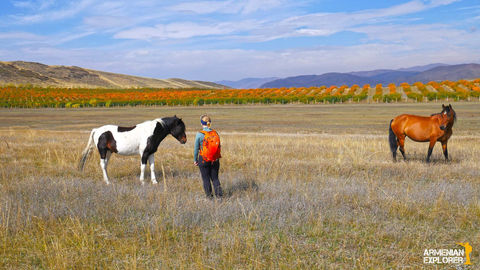 hiking in armenia, mount artanish, climbing mount artanish, lake sevan