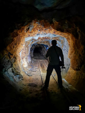 tours in armenia, copper mine, copper mine tunnel