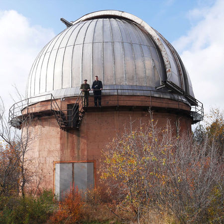 schmidt telescope, 1m schmidt telescope, byurakan observatory, trophy telescope