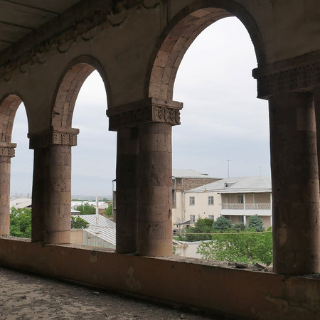 armenian architecture, building in Armenia, culture house, abandoned Armenia