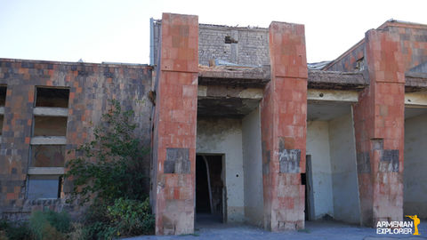 abandoned Armenia, culture house in Armenia, abandoned culture house, fresco in Armenia, urbex Armenia, abandoned places in Armenia