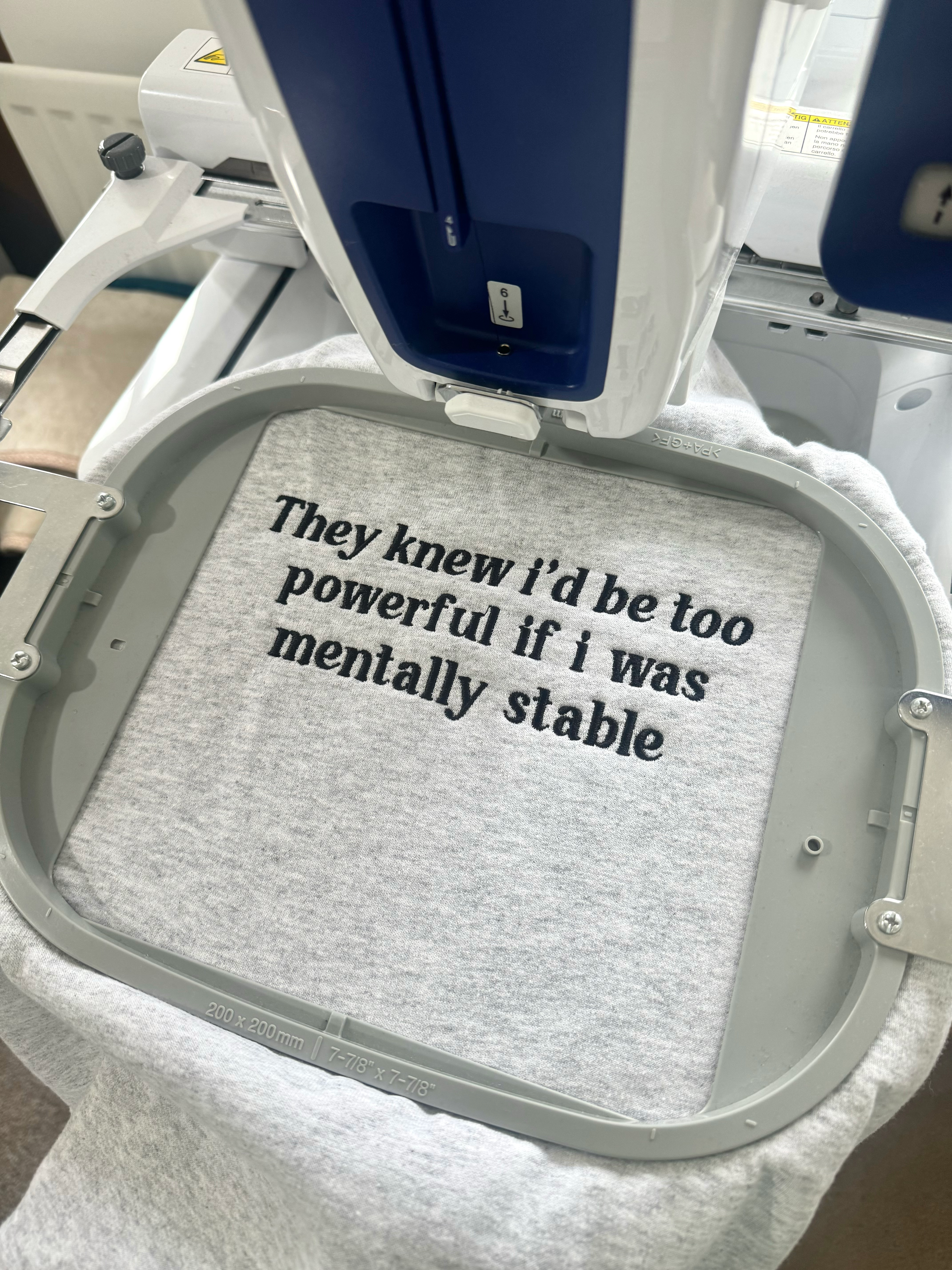 They knew i’d be so powerful Embroidered 