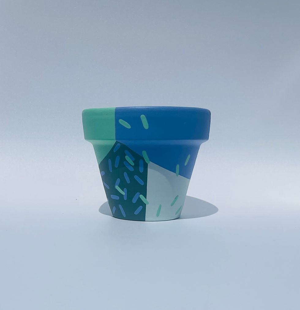 Thumbnail: Small Hand-Painted Pot