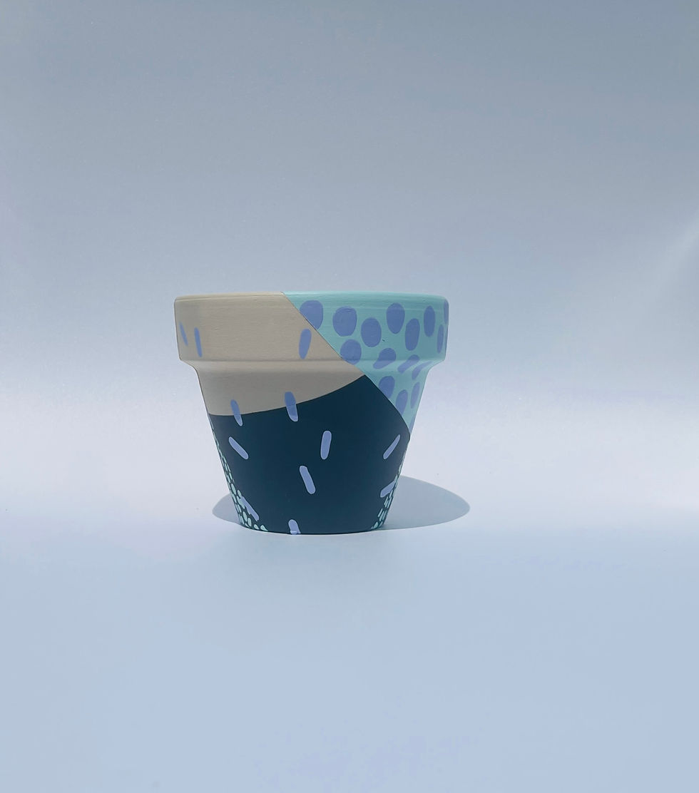 Thumbnail: Small Hand-Painted Pot