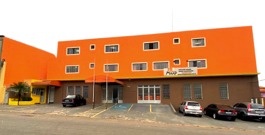 Faxada do Colégio MAAP, localizada na Av. Alberto Byington, 2381, Vila Maria - Zona Norte de São Paulo. Melhor Escola do Brasil.