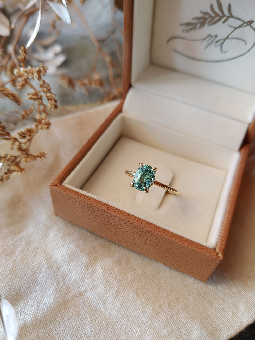Thumbnail: Tourmaline in 9ct Gold Ring