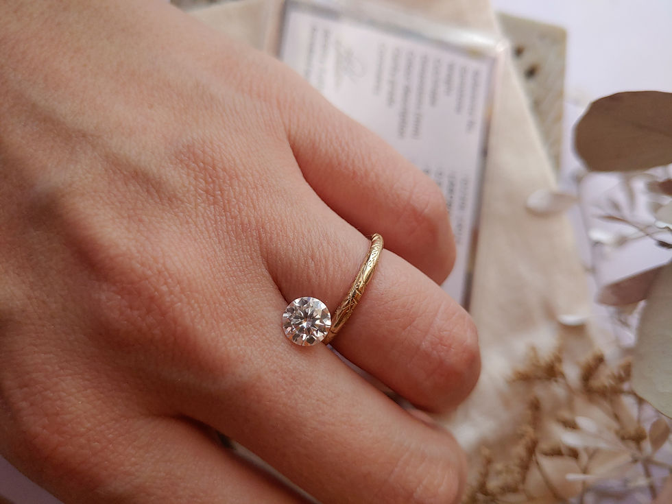 Thumbnail: Round Celestial in 9ct Gold Ring