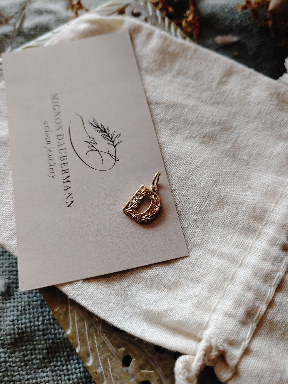 Thumbnail: Botanical Adorn Initial Necklace