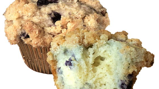 Blueberry Coffee Cake Muffins (1 Dozen)