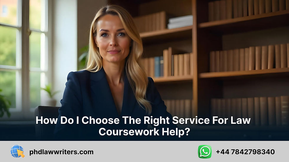 Student researching trusted law coursework help services online.