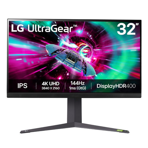 LG 32GR93U-B computer monitor 80 cm (31.5") 3840 x 2160 pixels 4K Ultra HD LCD