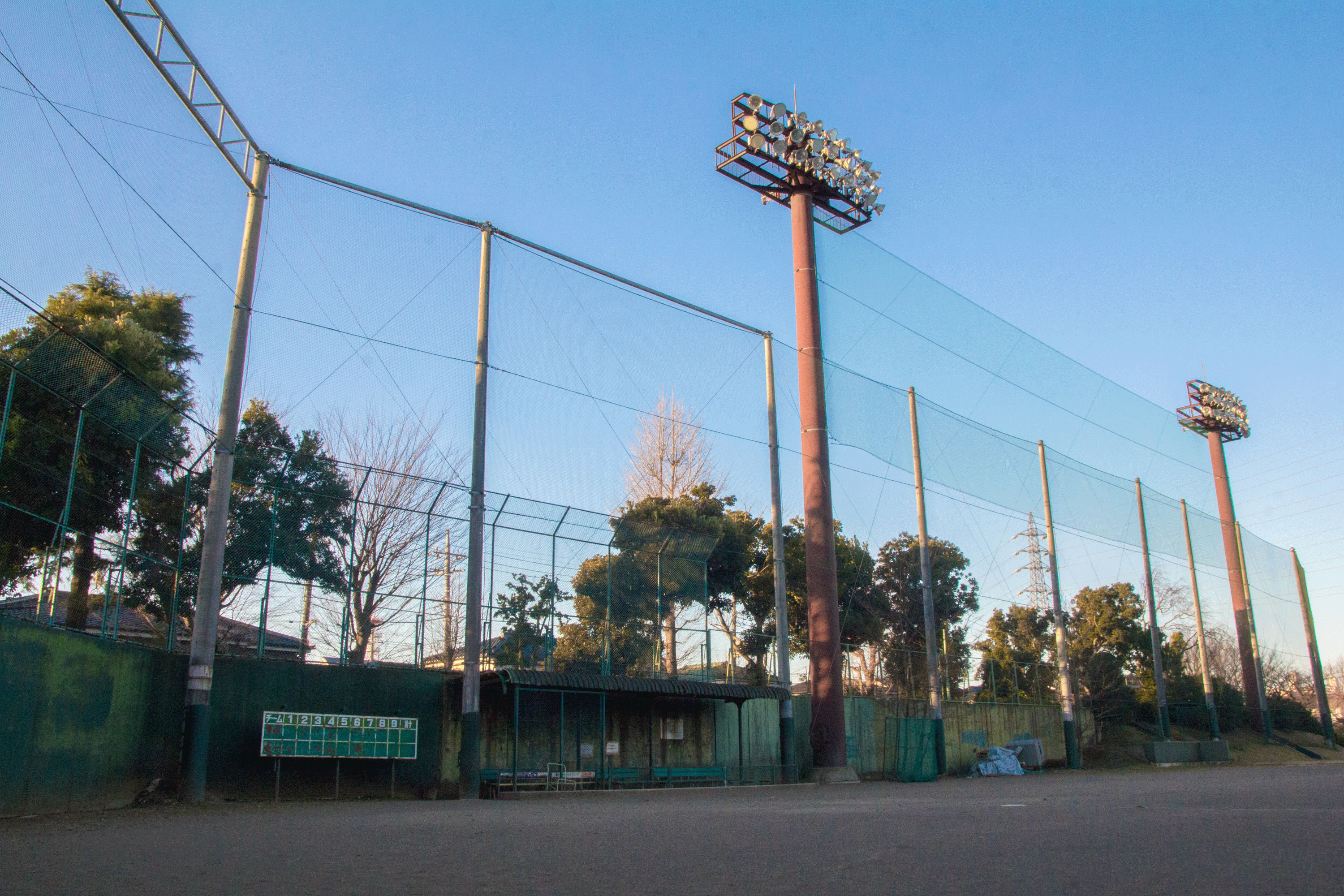 東大和市ロンド上仲原野球場