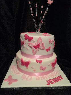 Butterfly Birthday cake