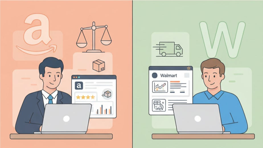 Amazon mu, Walmart mı? 2025 Satıcı Rehberi: Reklam, Maliyet ve Strateji Farkları E-Ticaret E-İhracat Amazon