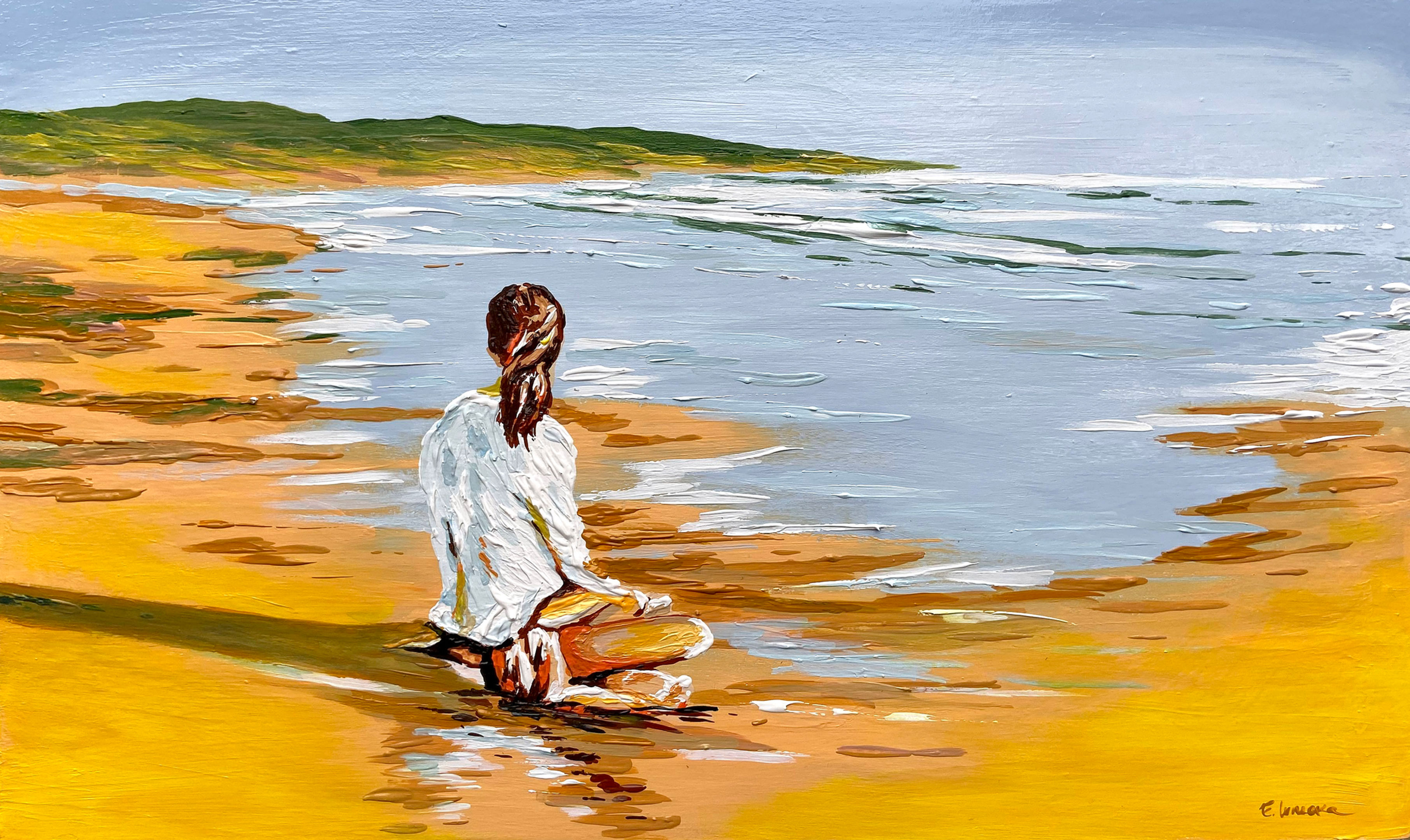 Descanso de playa (30 x 50 cms)