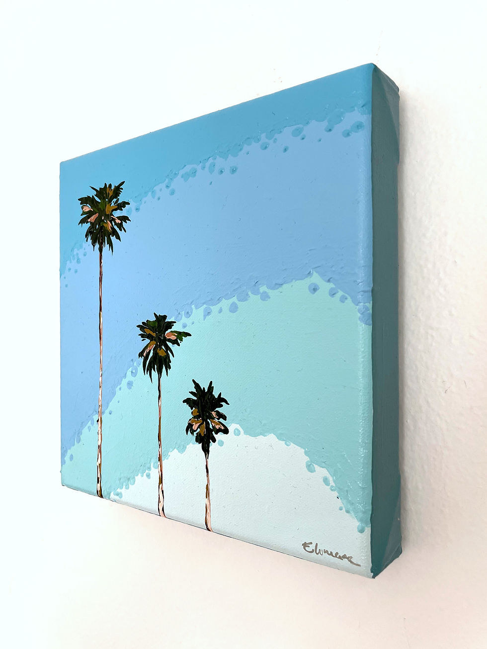 Miniatura: A few palms III (20 x 20 cms)