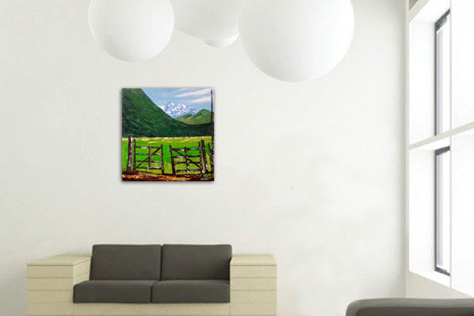 Miniatura: Comenzando el dia (40 x 40 cms)