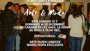 ¡Venta de taller este fin de semana!