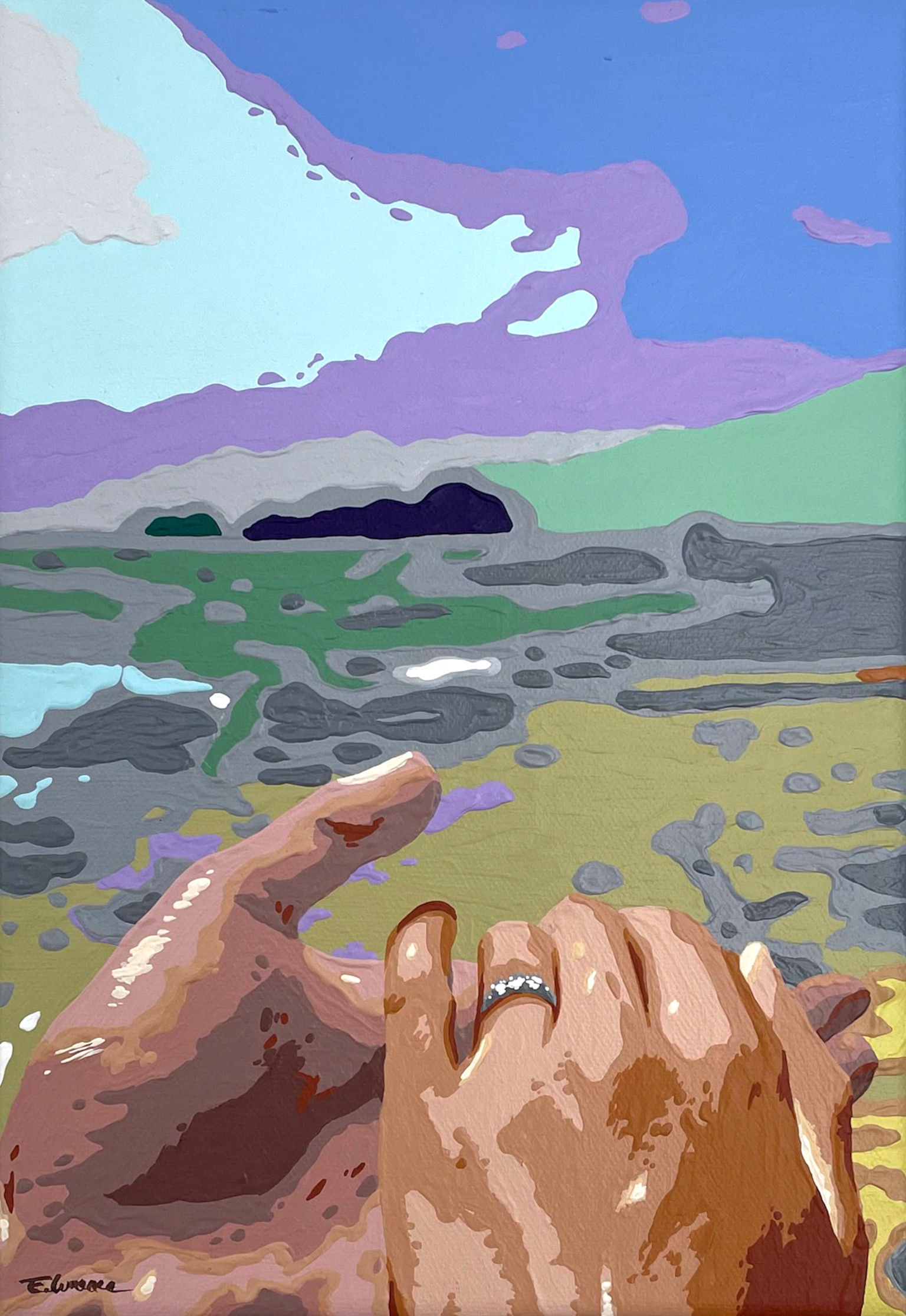 Siempre de la mano (30 x 20 cms)