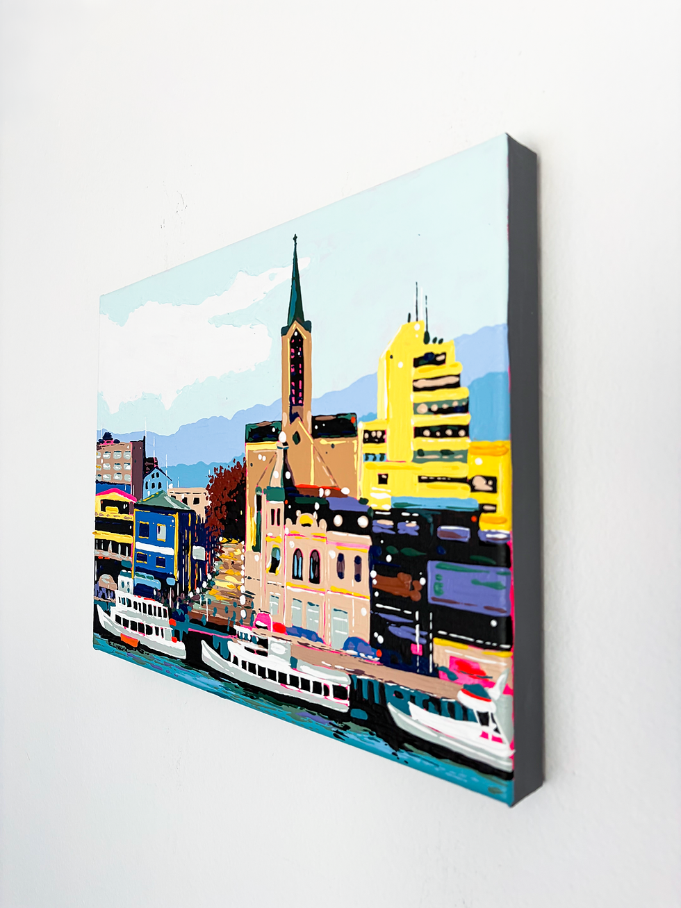 Miniatura: Un momento en Valdivia (30 x 40 cms)