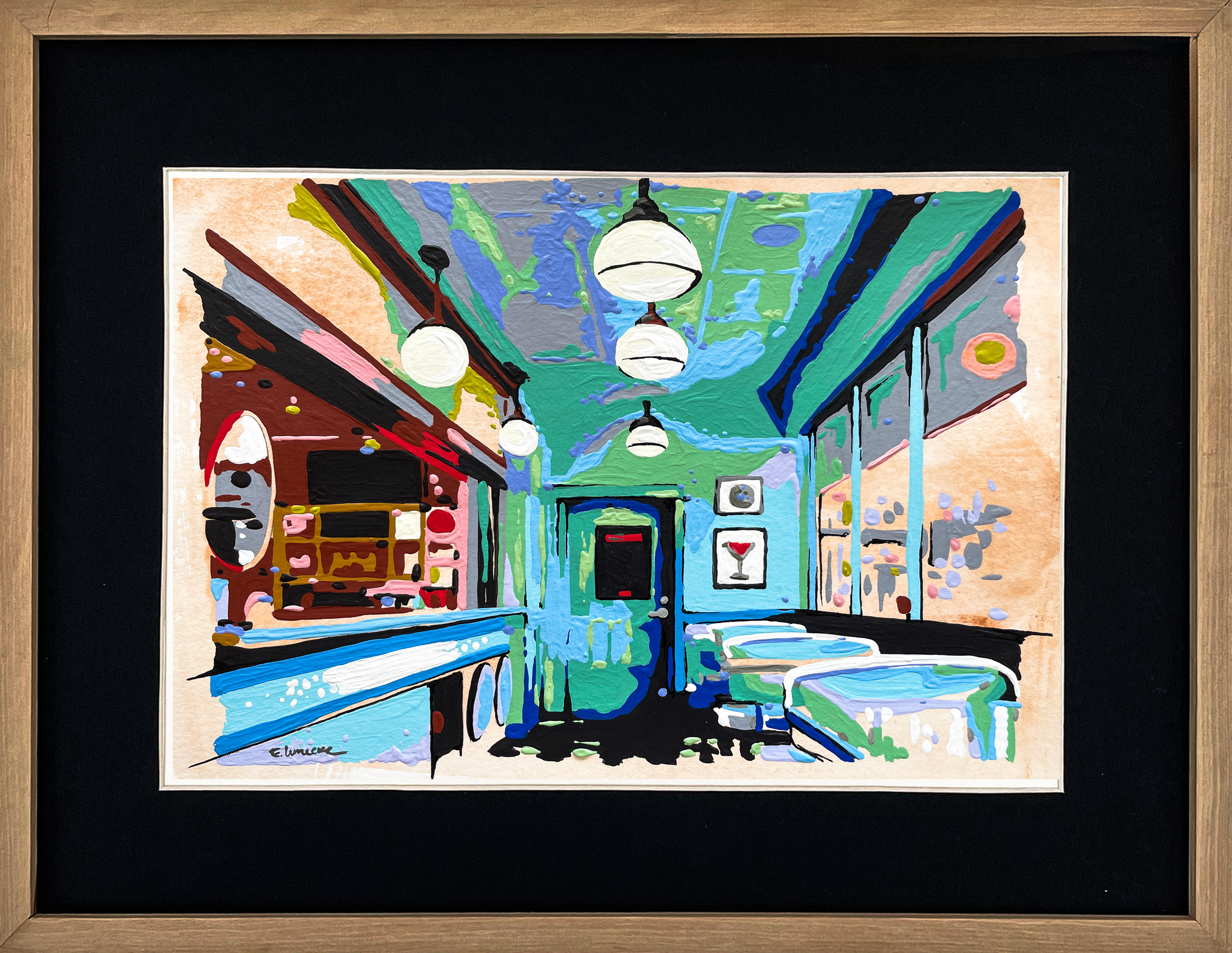 Spot Nr. 52 (32 x 42 cms con marco)