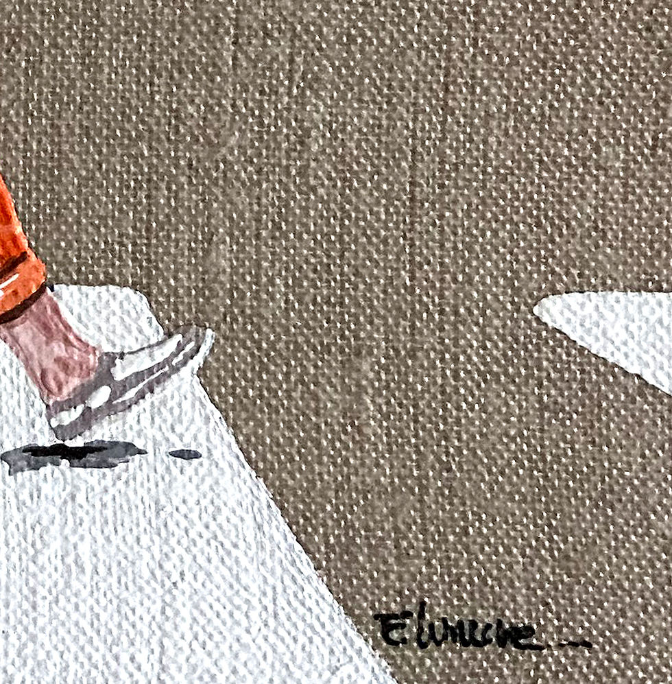 Miniatura: Cruzando (20 x 20 cms)
