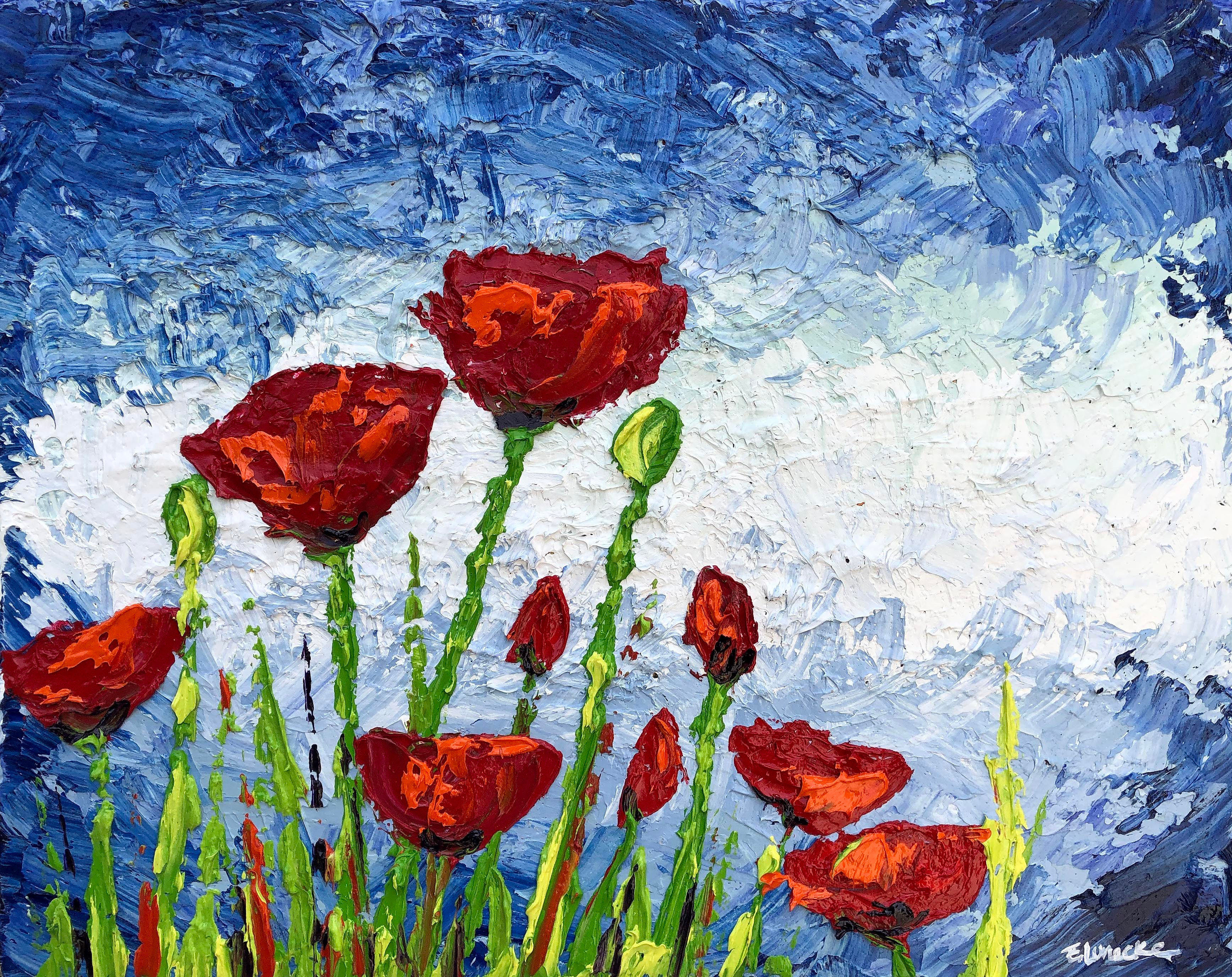 Llegó la primavera al sur (40 x 50 cms)