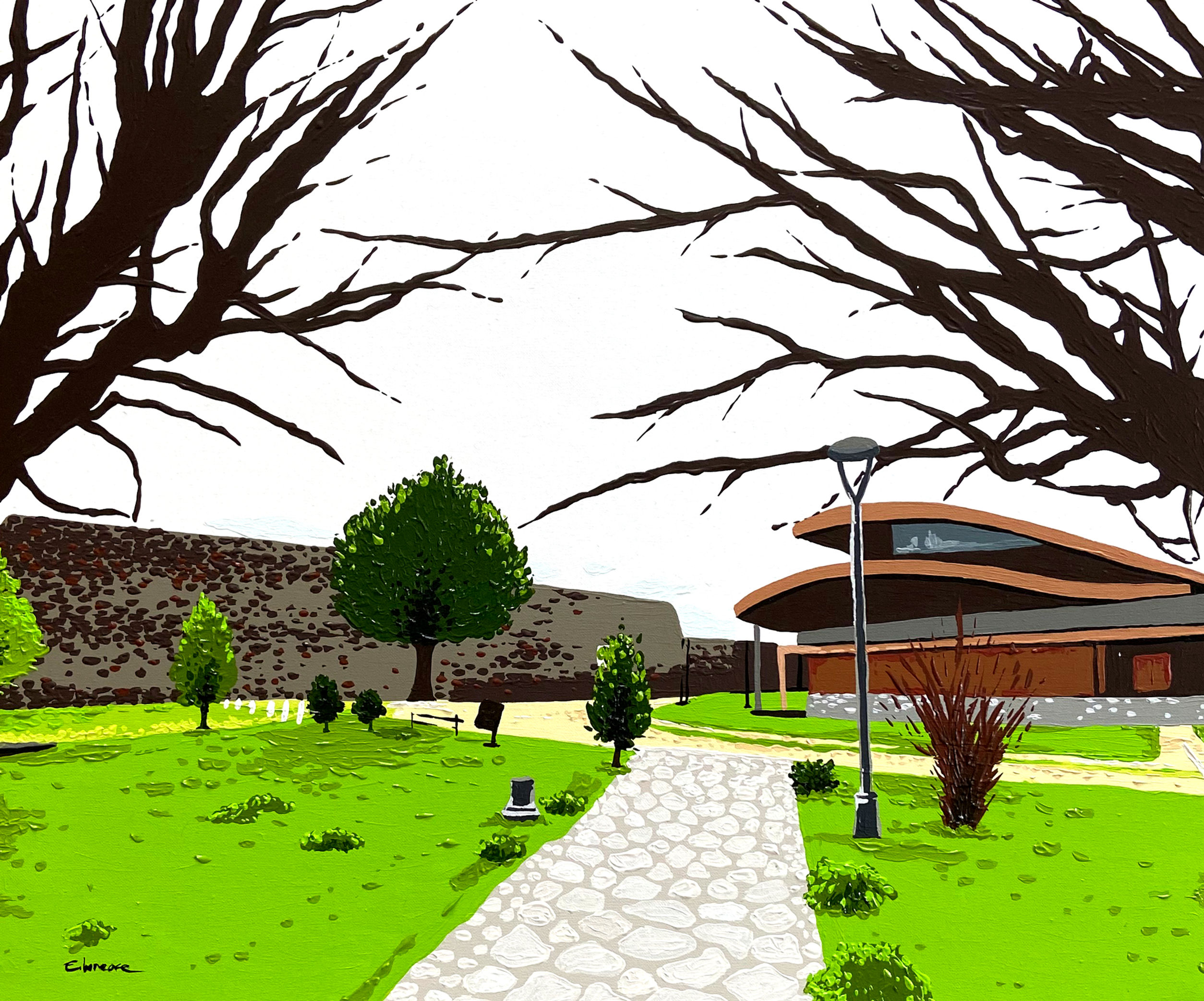 Fuerte de Niebla (50 x 60 cms)