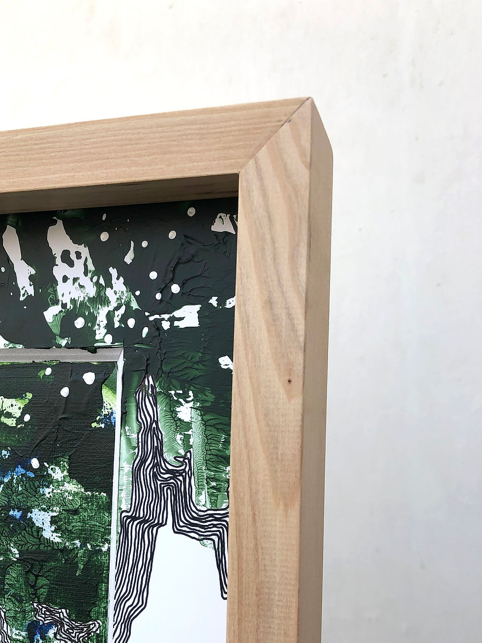 Miniatura: Orgánico y envolvente IV (54 x 40 cms)