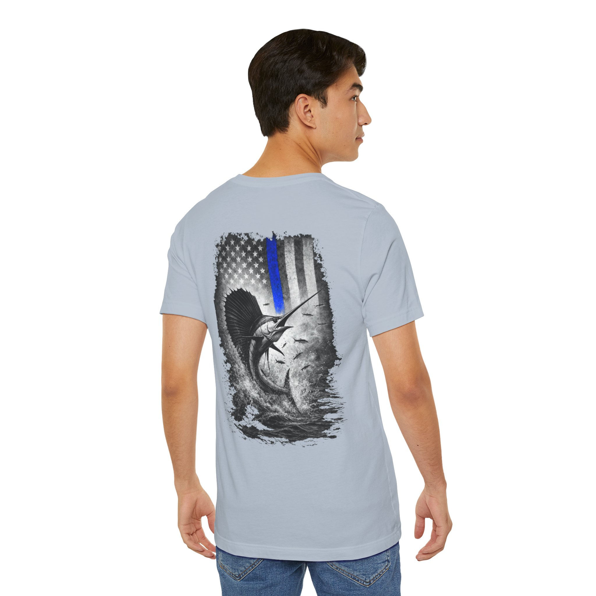 Unisex Sailfish Tee | Thin Blue Line Collection