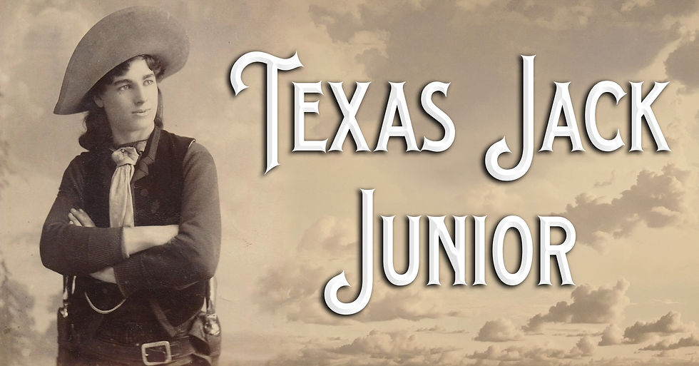 A New Photograph Of Texas Jack Junior